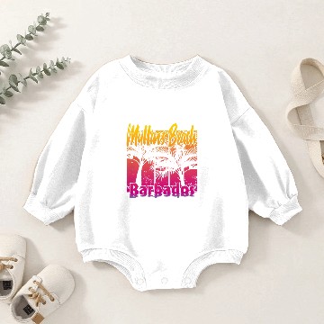 Discover Mullins Beach Barbados Baby Romper Sweatshirts