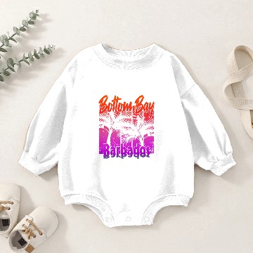 Discover Bottom Bay Barbados Baby Romper Sweatshirts