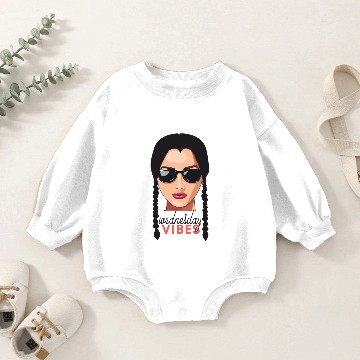 Discover wednesday vibes Baby Romper Sweatshirts