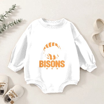 Discover Easily Distracted By Bisons Water Buffalo Baby Romper Sweatshirts