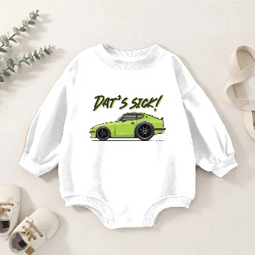 Discover DAT S Lime Green Baby Romper Sweatshirts