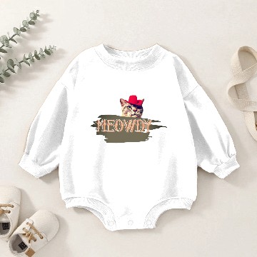 Discover Meowdy Baby Romper Sweatshirts