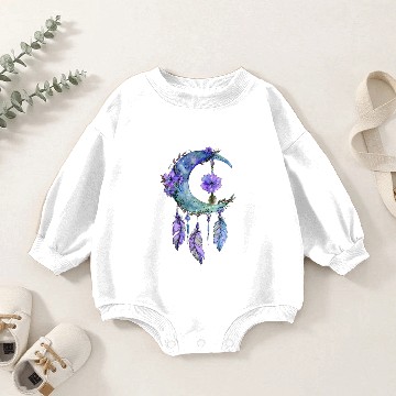 Discover Unique Dreamcatcher Design Baby Romper Sweatshirts