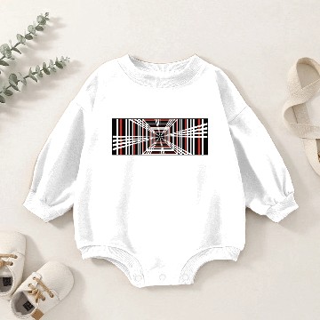 Discover Tesla Plaid Logo Baby Romper Sweatshirts