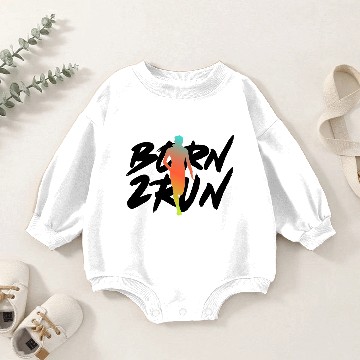 Discover Born to run Baby Romper Sweatshirts