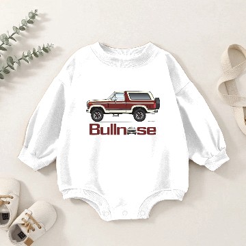 Discover BULL Maroon Baby Romper Sweatshirts