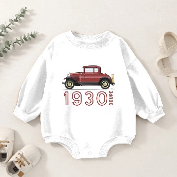 Discover 1930 Maroon Baby Romper Sweatshirts