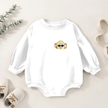 Discover Garlic Bread Pocket Baby Romper Sweatshirts