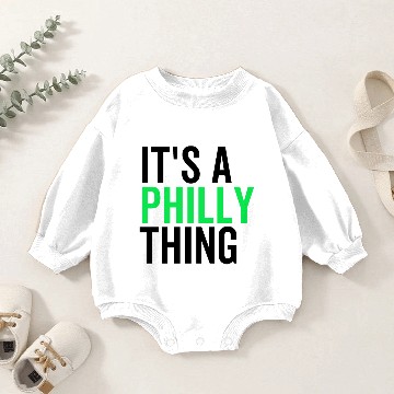 Discover It's a Philly Thing Baby Romper Sweatshirts