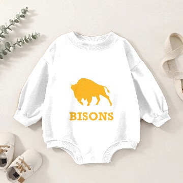 Discover Easily Distracted By Bisons Buffalo Whisperer Baby Romper Sweatshirts