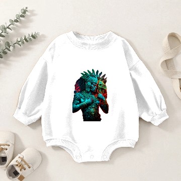 Discover Huitzilopochtli, Aztec Supreme God of War (01/12) Baby Romper Sweatshirts