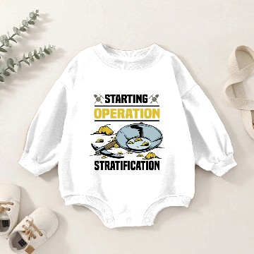 Discover Gold panning Baby Romper Sweatshirts