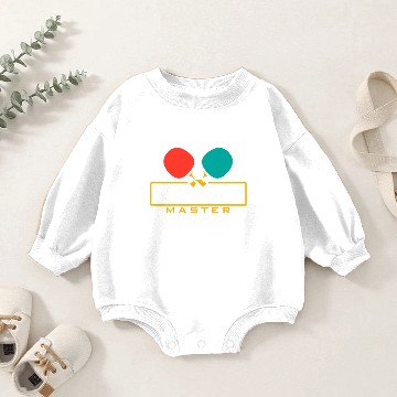 Discover Table Tennis Ping Pong Master Baby Romper Sweatshirts