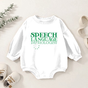 Discover Future Speech Language Pathologist Baby Romper Sweatshirts