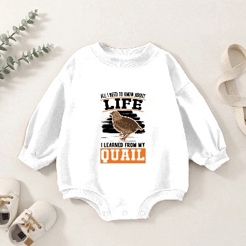 Discover Quail Breeder Breeding Baby Romper Sweatshirts