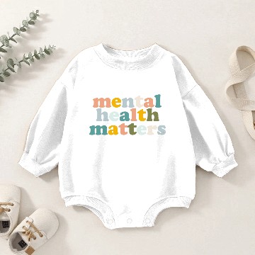 Discover Mental Health Matters Baby Romper Sweatshirts