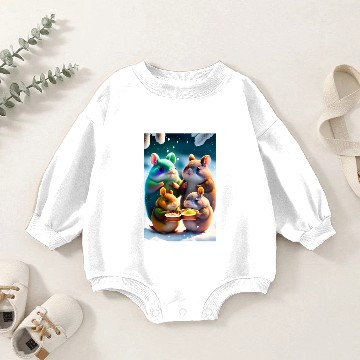 Discover Cute Totoro Baby Romper Sweatshirts