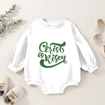 Discover He Is Risen Religious Easter Baby Romper Sweatshirts