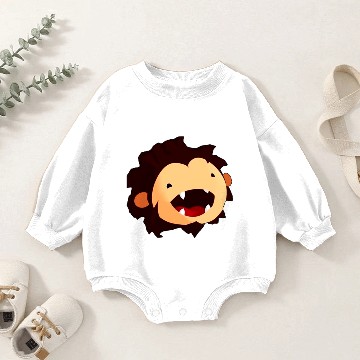 Discover Sneaky Sasquatch Head Baby Romper Sweatshirts