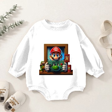 Discover Mario Bros Baby Romper Sweatshirts