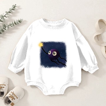 Discover little soot sprite Baby Romper Sweatshirts
