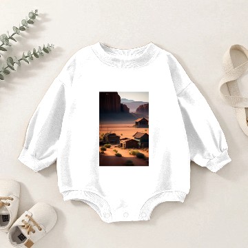 Discover Ghost Town Baby Romper Sweatshirts