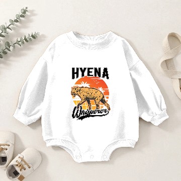Discover Hyena Whispering Aardwolf Baby Romper Sweatshirts