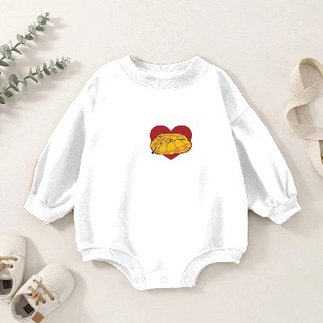 Discover I love Banana Ball Pythons Pythonidae Banana Ball Baby Romper Sweatshirts