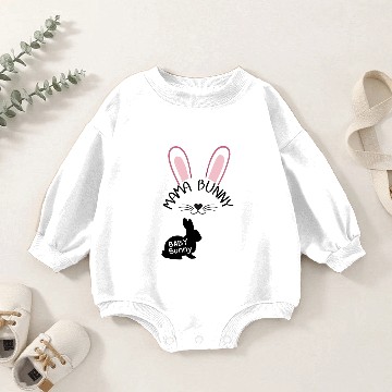 Discover MAMA Bunny, Baby Bunny, Easter Baby Romper Sweatshirts