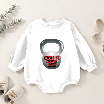 Discover EXERCISE Baby Romper Sweatshirts