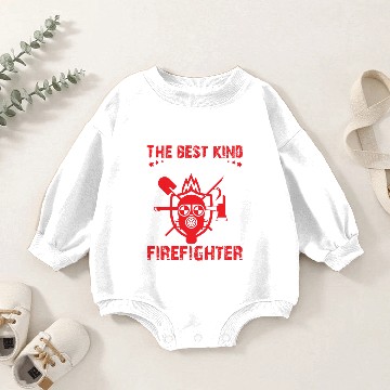 Discover The Best Kind Of Mom FireFighter Baby Romper Sweatshirts