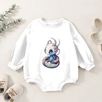 Discover Snake alien Baby Romper Sweatshirts