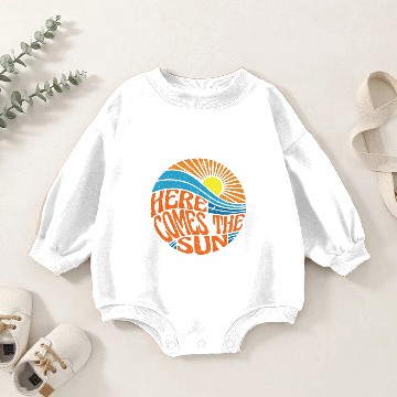 Discover Here Comes The Sun Baby Romper Sweatshirts