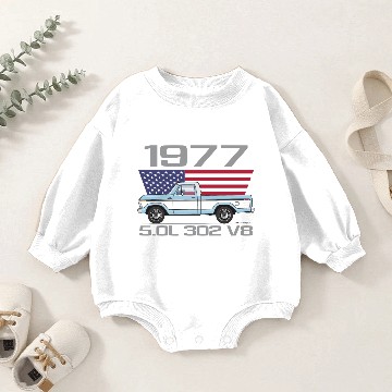 Discover 302 V8 Light Blue Baby Romper Sweatshirts