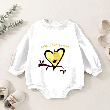 Discover Live Love Laugh Gift Baby Romper Sweatshirts