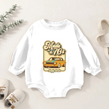 Discover 70s anniversary Baby Romper Sweatshirts