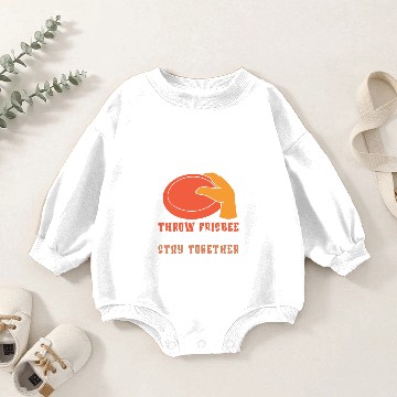 Discover Frisbee Couple Baby Romper Sweatshirts