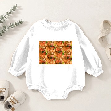Discover Autumn Spirals, a Patterned Spirograph Collage Baby Romper Sweatshirts