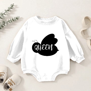 Discover Queen Bee 1 Baby Romper Sweatshirts
