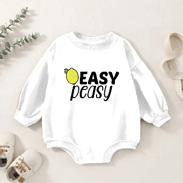 Discover Easy Peasy Lemon Squeezy Baby Romper Sweatshirts