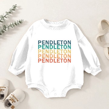 Discover Pendleton Name Baby Romper Sweatshirts - Pendleton Vintage Retro N