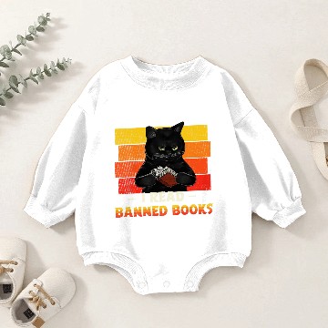 Discover I Read Banned Books Week Librarian Freadom Reader Baby Romper Sweatshirts