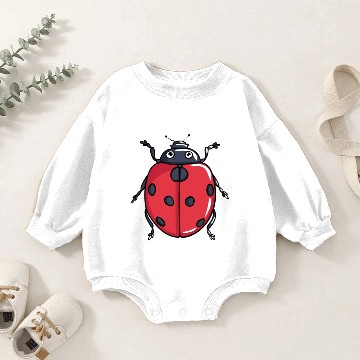 Discover Ladybug Baby Romper Sweatshirts
