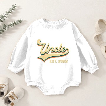 Discover Uncle Established 2022 Baby Romper Sweatshirts