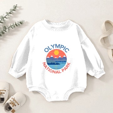 Discover Olympic National Park Baby Romper Sweatshirts
