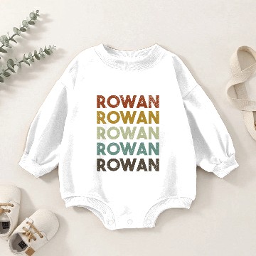Discover Rowan 80S Style Baby Romper Sweatshirts