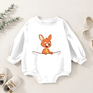 Discover 10418 Baby Kangaroo Expecting Mom Pregnancy Announ Baby Romper Sweatshirts