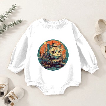 Discover Transformer cat Baby Romper Sweatshirts