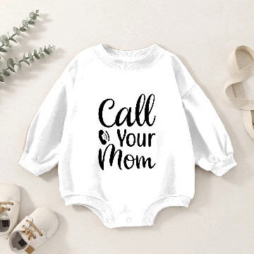 Discover CALL YOUR MOM Baby Romper Sweatshirts