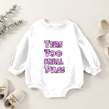 Discover This Too Shall Pass purple camo Baby Romper Sweatshirts